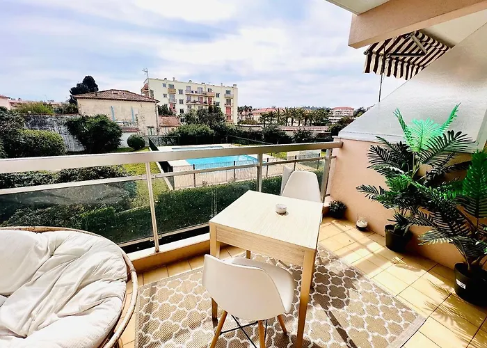 Les Palmiers - Appartement Avec Piscine Proche Plages - Wifi Et Clim