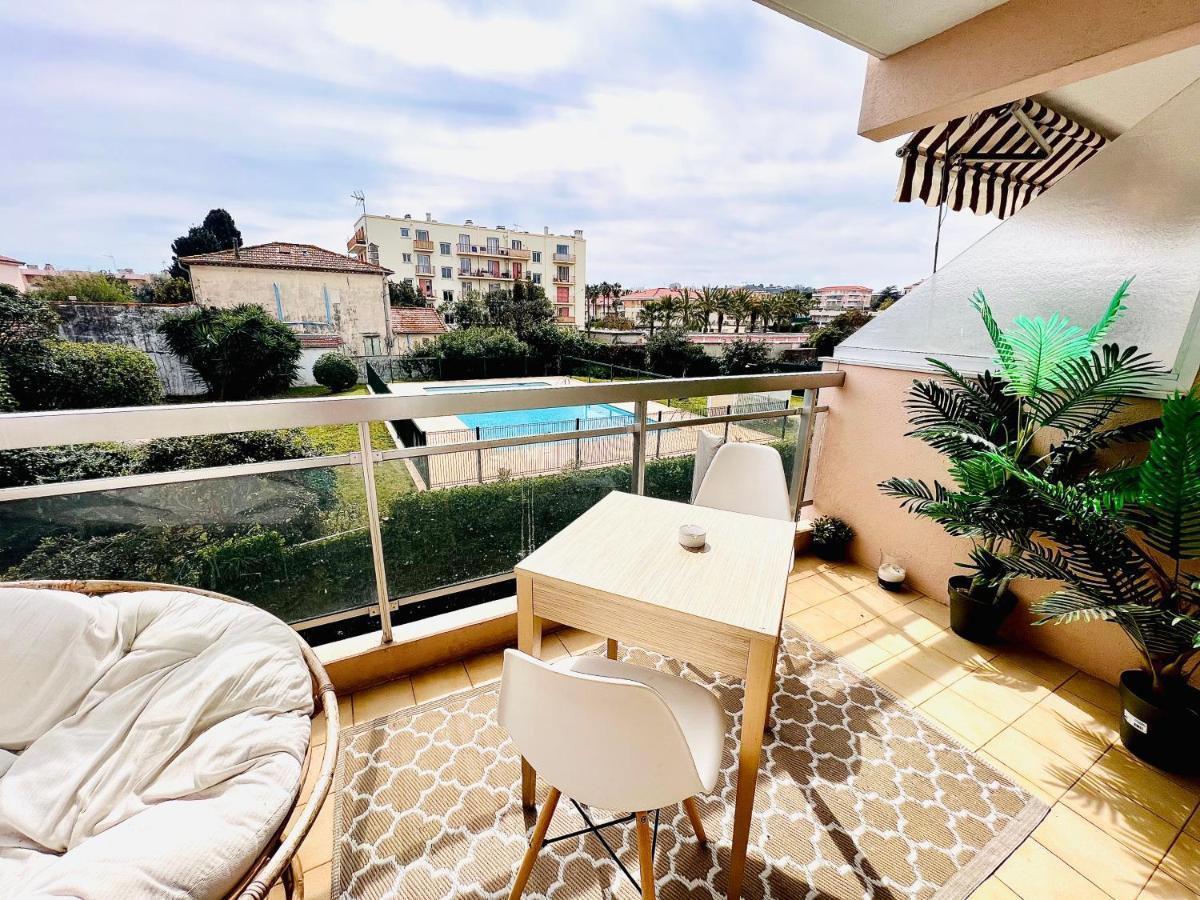 Les Palmiers - Avec Piscine Proche Plages - Wifi Et Clim * Antibes